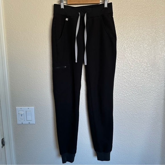 FIGS Zamora Nurse Medical Jogger Scrub Pants Black PO3478 - Picture 6 of 15